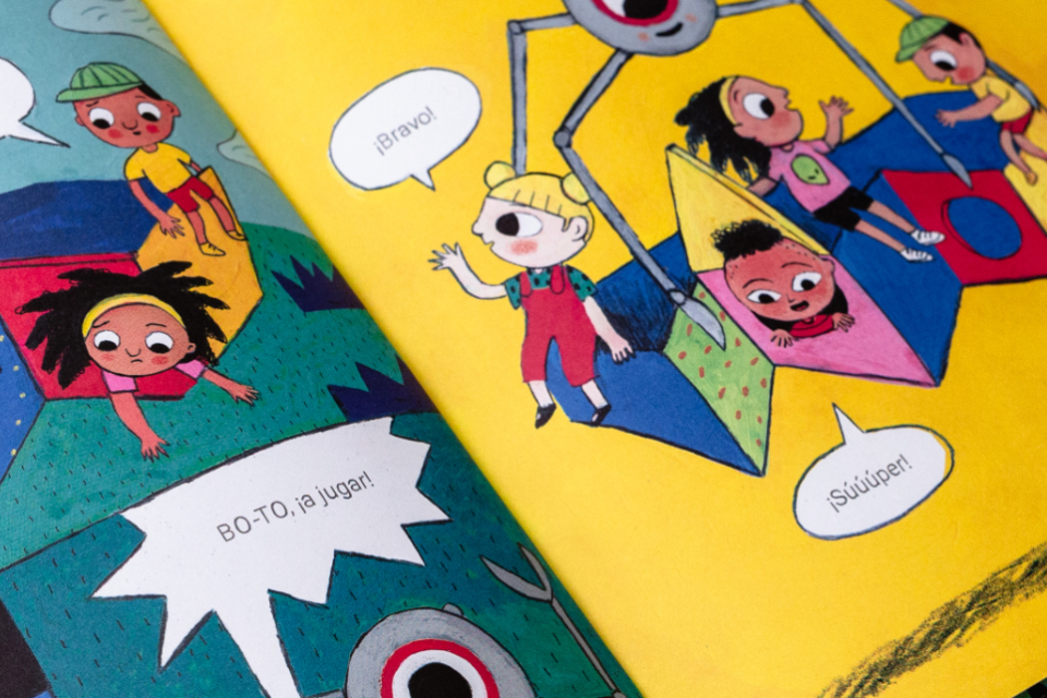 Ilustración interior de “BO-TO”. Créditos: Cataplum libros