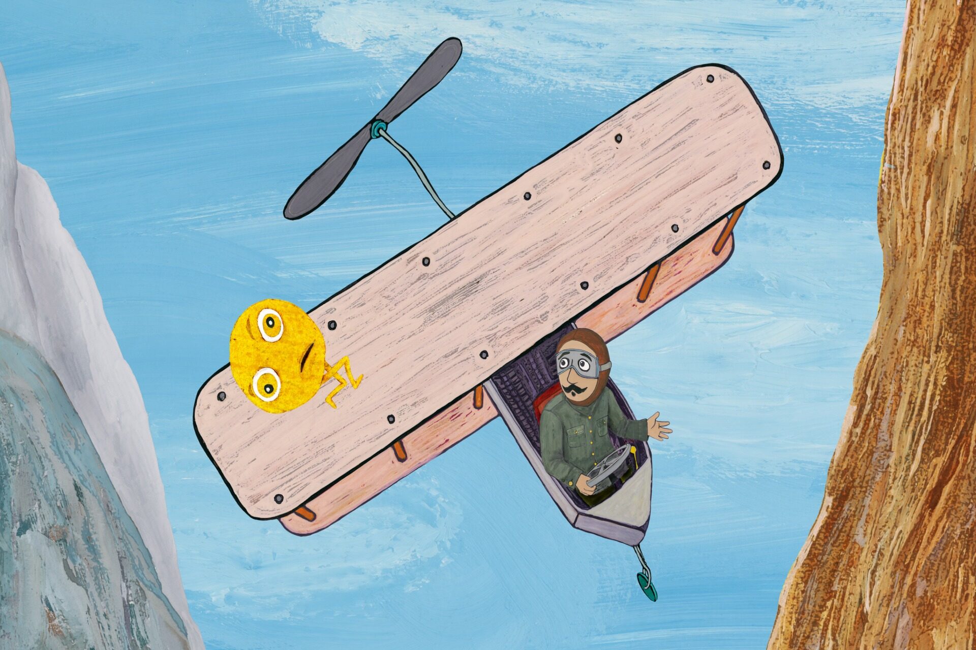 Aventuras en el aire de la tortilla corredora