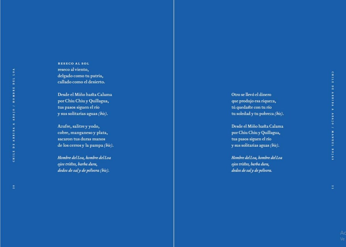 Chile de arriba a abajo