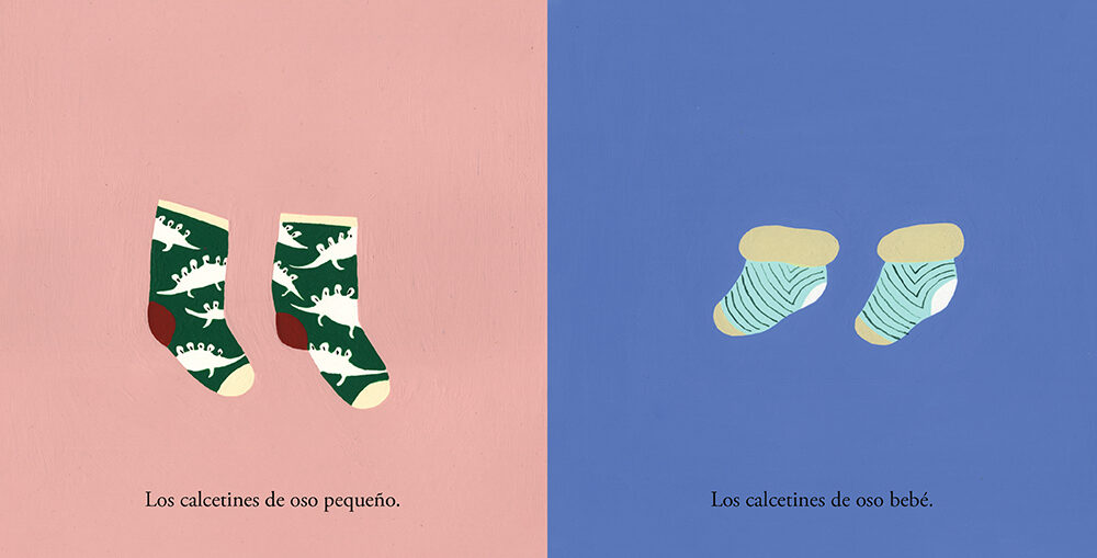 Oso pequeño y oso bebé