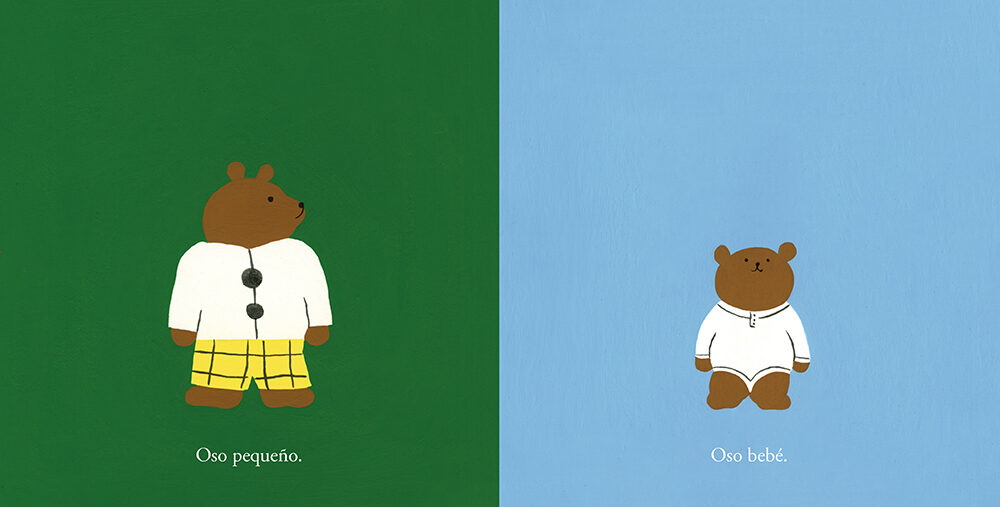 Oso pequeño y oso bebé