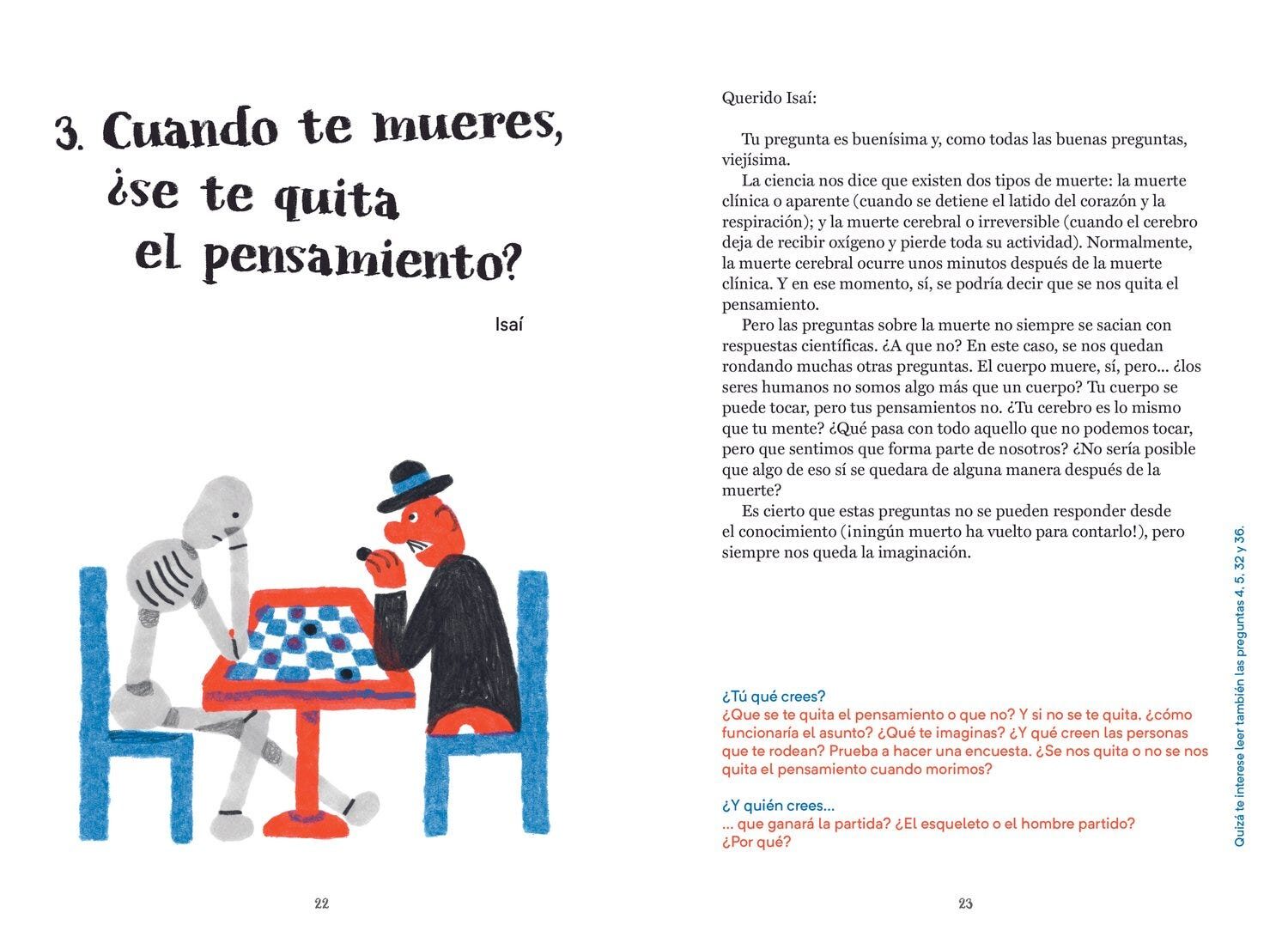 ¿Así es la muerte? 38 preguntas mortales de niños y niñas