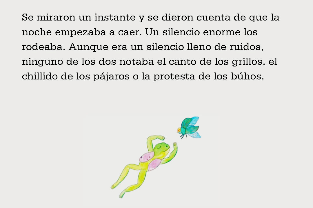 Historia de amor verdadero entre una rana y un cucarrón